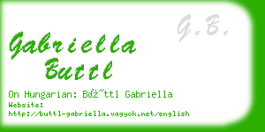 gabriella buttl business card